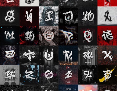 Gallery Of Calligraphy By Dima Abrakadabra - Russia