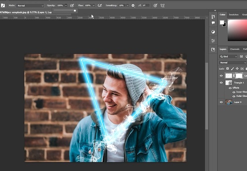 Como criar um retrato com efeito de brilho – Tutorial de Photoshop