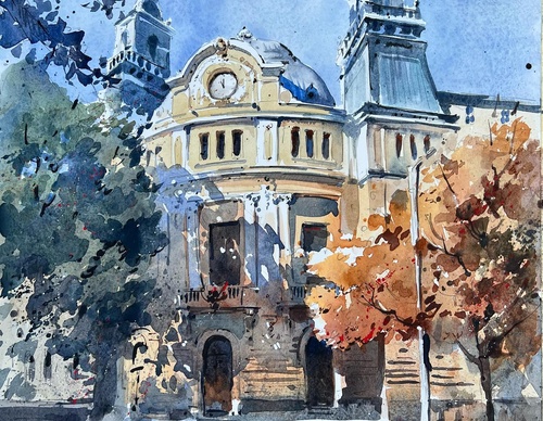 Gallery Of Watercolor Painting By Svetlin Sofroniev - Bulgaria