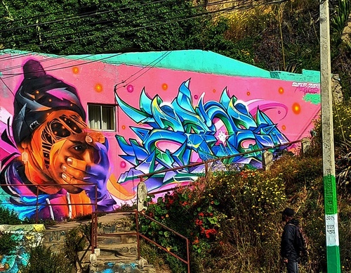 Galería de arte callejero de Kevin Galassi - Chile
