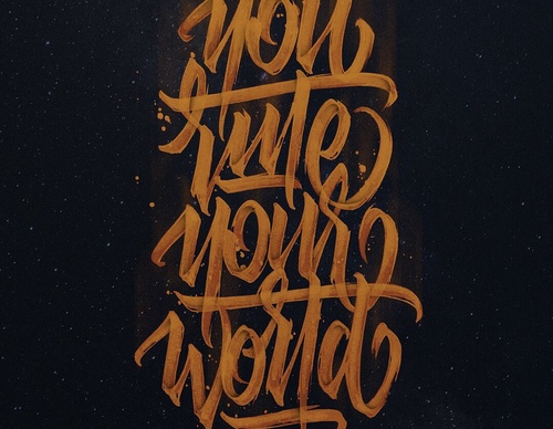 Gallery Of Calligraphy By Dima Abrakadabra - Russia
