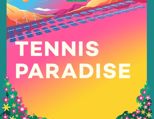 Tennis Paradise | Motion Illustration by Dan Matutina from Philippines