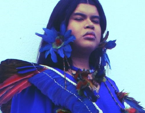 Auá Mendes, indigenous artist from Amazonas