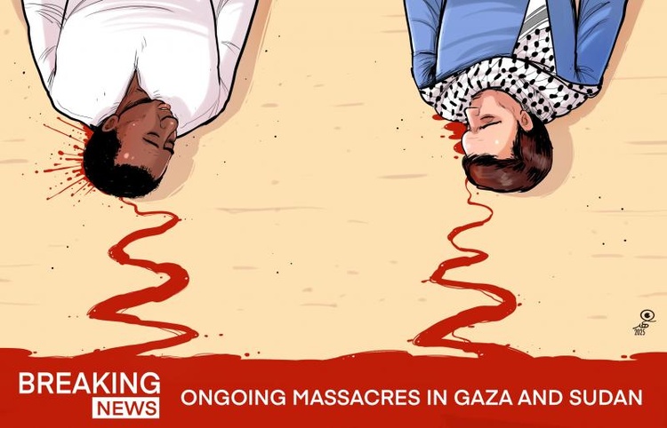 Breaking news from gaza and sudan