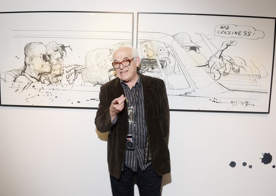 entrevista con Ralph Steadman, gran artista del Reino Unido