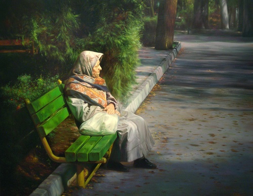 Galería de pintura de morteza katouzian- Irán