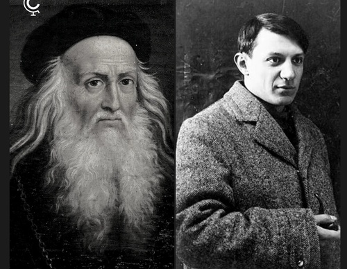 A principal diferença entre Picasso e Leonardo da Vinci