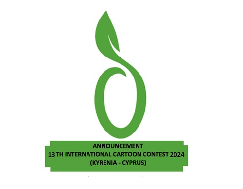 13º. Concurso Internacional de Cartoon, Kyrenia/Chipre 2024