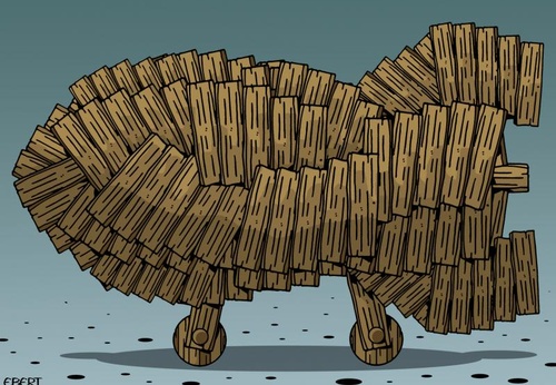 Trojan horse Do not let it in...