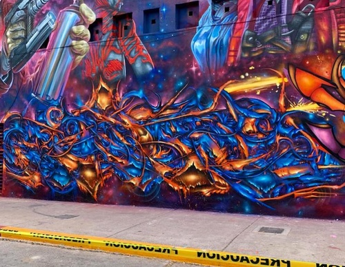 Galería de arte callejero de Zhot Rnk - México