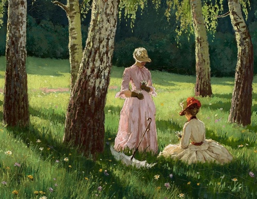 Galeria de obras de arte no Museu Nacional de Varsóvia