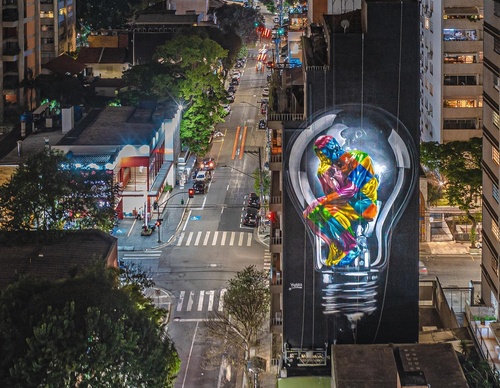 Gallery of street painting by Eduardo Kobra - Brazil