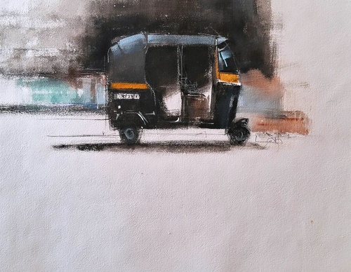 Galería de pintura en acuarela de Milind Mulick - India