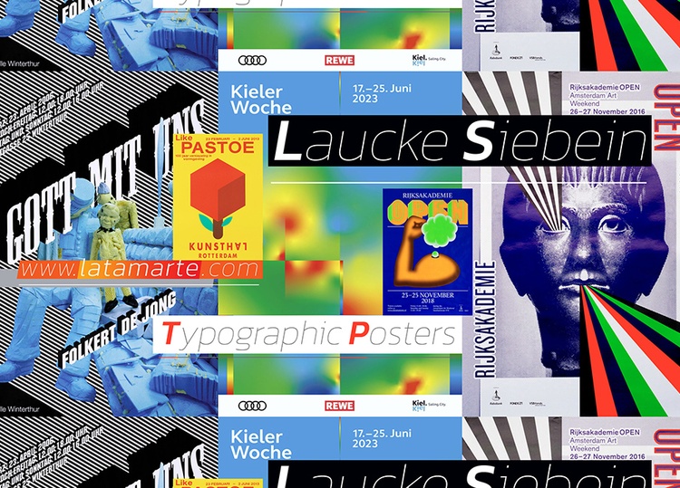 Gallery of Typographic Posters by Laucke Siebein Studio – Berlin, Germany & Amsterdam, Netherlands