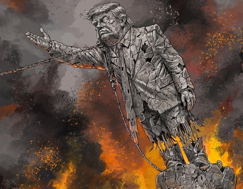 The Fall of Pharaoh by Massoud Shojai Tabatabai, Iran