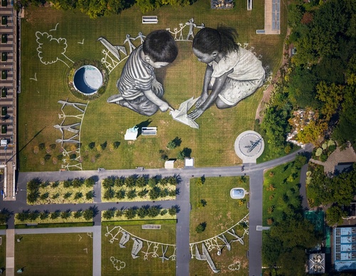 Gallery Of Street Art By Saype - France