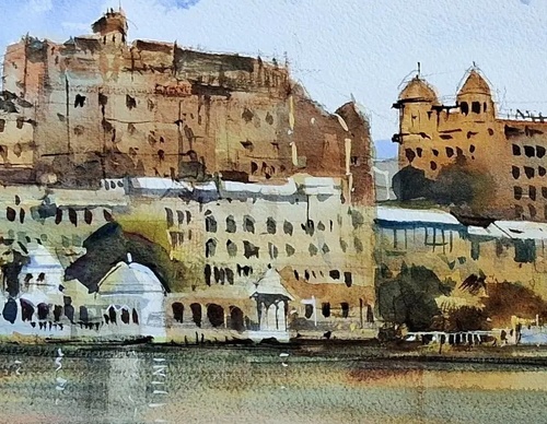 Galeria de pintura em aquarela de Milind Mulick - Índia