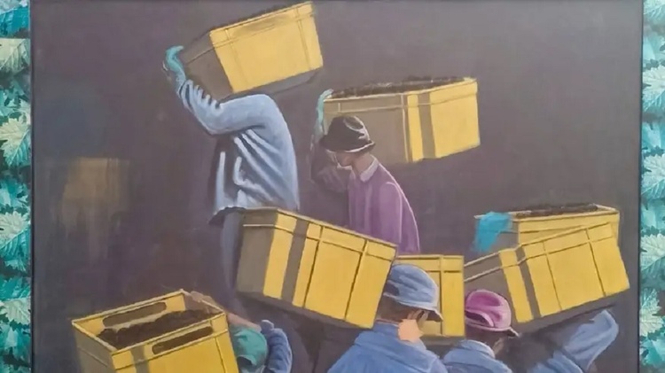 An art auction in Argentina