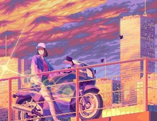 Galería De Ilustración Del Abuelo RetroWave - México