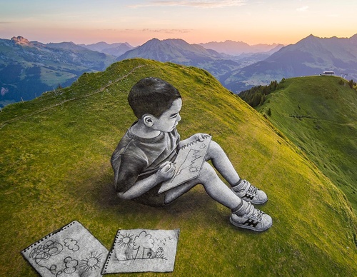 Gallery Of Street Art By Saype - France