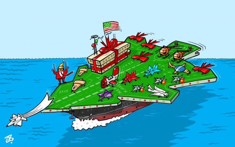 ¡Ya empieza a parecerse mucho a la Navidad!  ¡Paz en la Tierra y buena voluntad para todos!