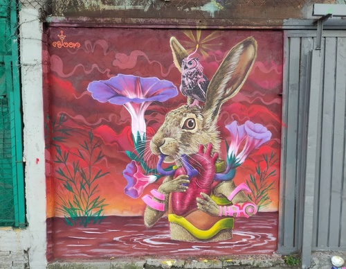Galería de arte callejero de Nashi Bime - México