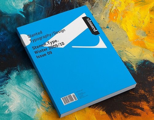 Slanted Magazine No. 9: Stencil Typography Design