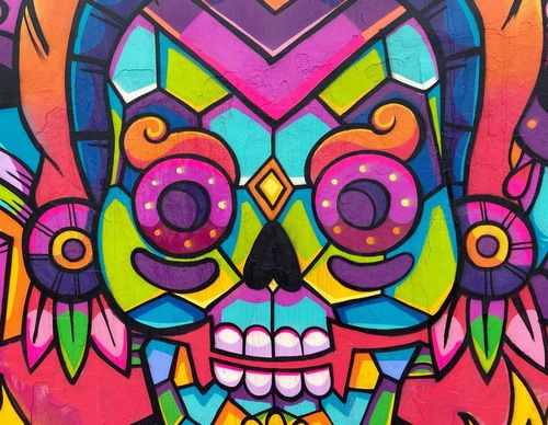 Galeria de arte de rua de Metzican - México