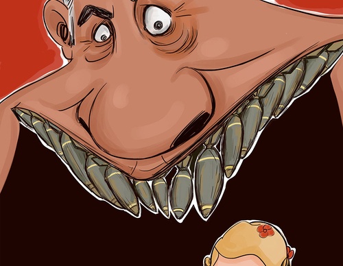 holocide caricature