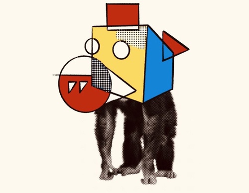 blank poster animal