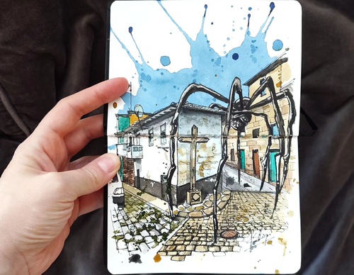 Galeria de pinturas em aquarela de Kalliopi C - Escócia