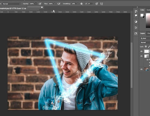 Como criar um retrato com efeito de brilho – Tutorial de Photoshop
