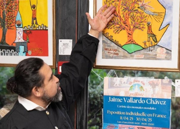 An evening of Latin American art and culture in France with Jaime Vallardo Chávez