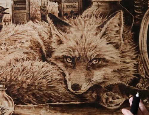 Gallery Of Wood Burning Art By Court O'Reilly - Canada