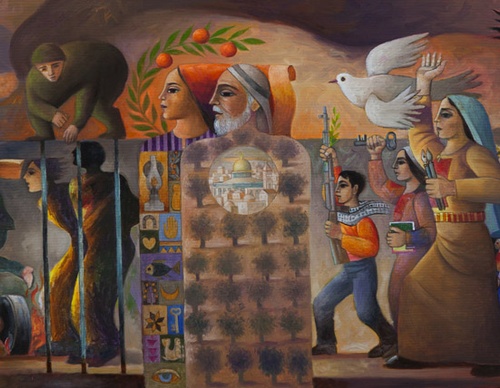 Sliman Mansour es un pintor palestino