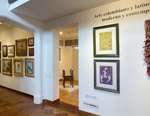 An auction in Bogotá