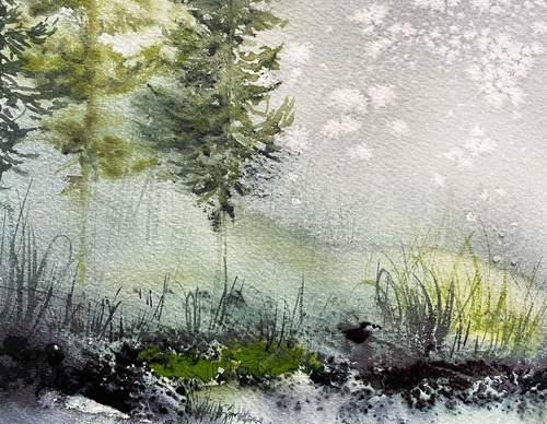 Gallery of Watercolor painting by Karlyn Shahnazarian-Canada