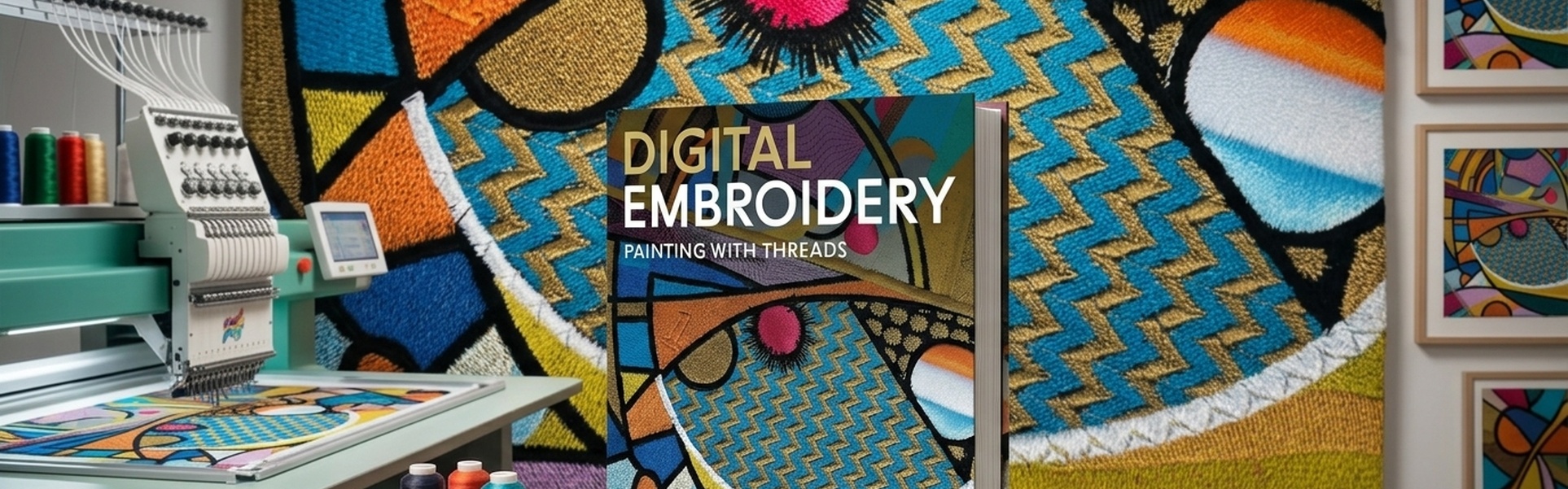 Bordado digital: pintar con hilos, de David Morrish