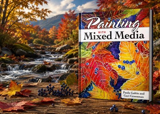 Painting with Mixed Media by Paula Guhin