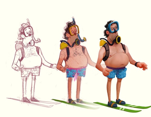 Galería de diseño de personajes por Max Kostenko-Lituania