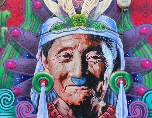 Galería de arte callejero de Nashi Bime - México