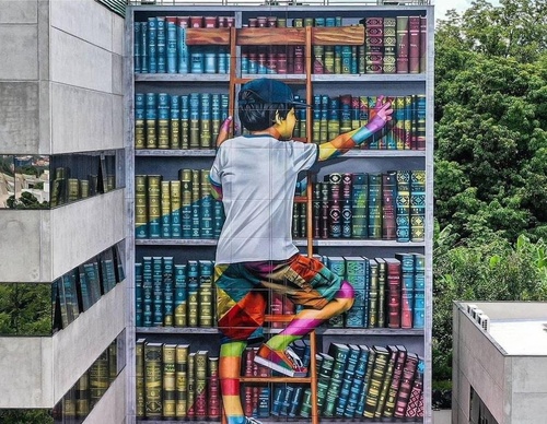 Gallery of street painting by Eduardo Kobra - Brazil