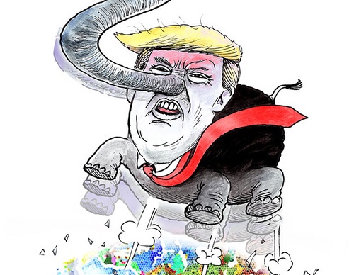 cartoon section