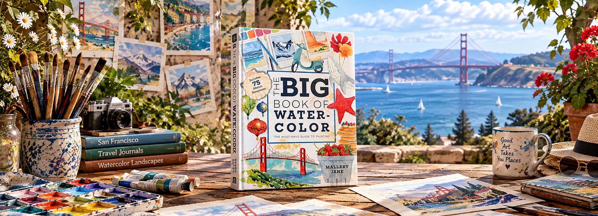 The Big Book of Watercolor: The Must-Have Guide to Painting by Mallery Jane