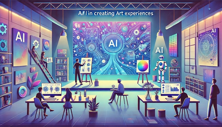 IA na criação de experiências artísticas interativas