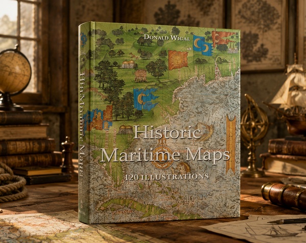 Historic Maritime Maps 120 illustrations by Donald Wigal