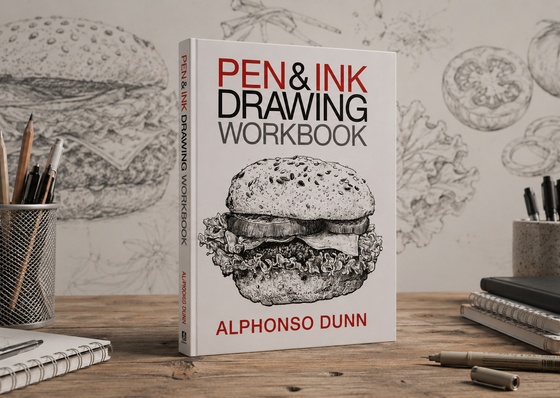 Pen and Ink Drawing Workbook by Alphonso Dunn