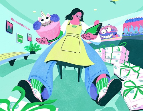 Galería de ilustraciones de Kezia Gabriella - Singapur
