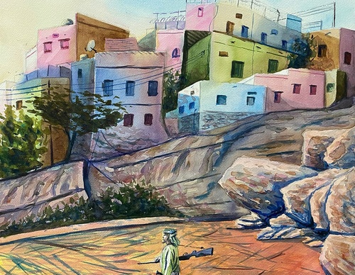 Galería de ilustraciones de Amjed Alsiyabi - Omán