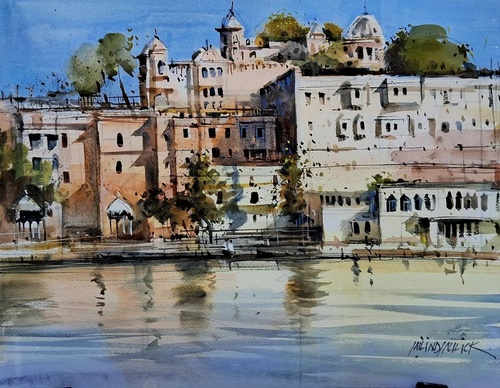 Gallery Of Watercolor Painting By Milind Mulick - India